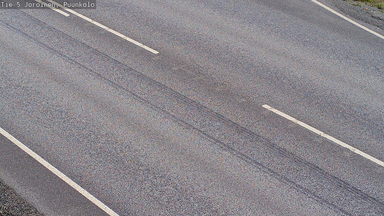 Weather Camera Image Väg 5 Joirois, Puunkolo, Joroinen, Pohjois-Savo