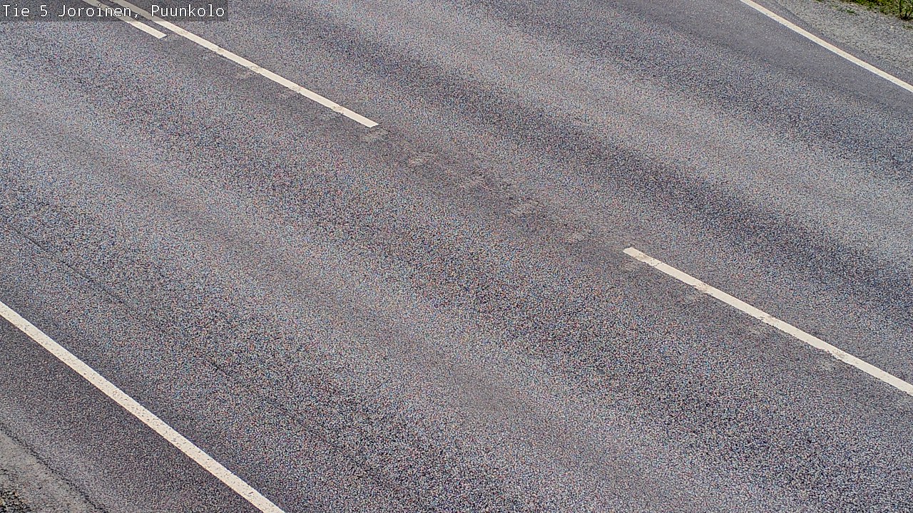 Weather Camera Image Road 5 Joroinen, Puunkolo, Joroinen, Pohjois-Savo
