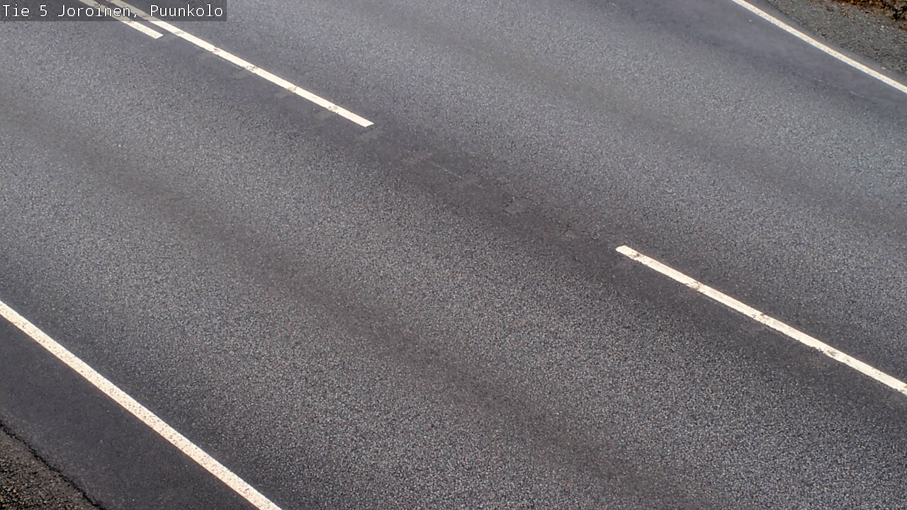 Weather Camera Image Väg 5 Joirois, Puunkolo, Joroinen, Pohjois-Savo