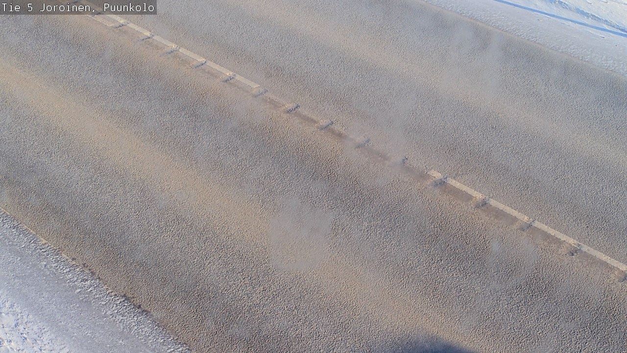 Weather Camera Image Väg 5 Joirois, Puunkolo, Joroinen, Pohjois-Savo