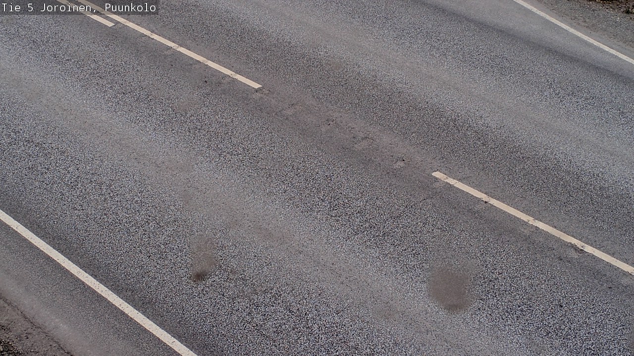 Weather Camera Image Road 5 Joroinen, Puunkolo, Joroinen, Pohjois-Savo