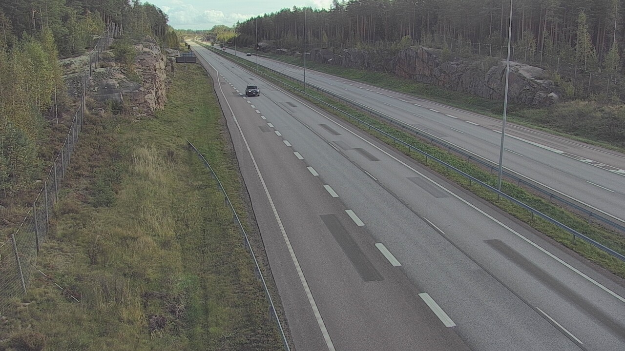 Weather Camera Image Väg 7 Pyttis Markkinamäki, öst, Pyhtää, Kymenlaakso