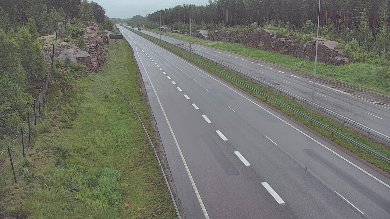 Weather Camera Image Väg 7 Pyttis Markkinamäki, öst, Pyhtää, Kymenlaakso