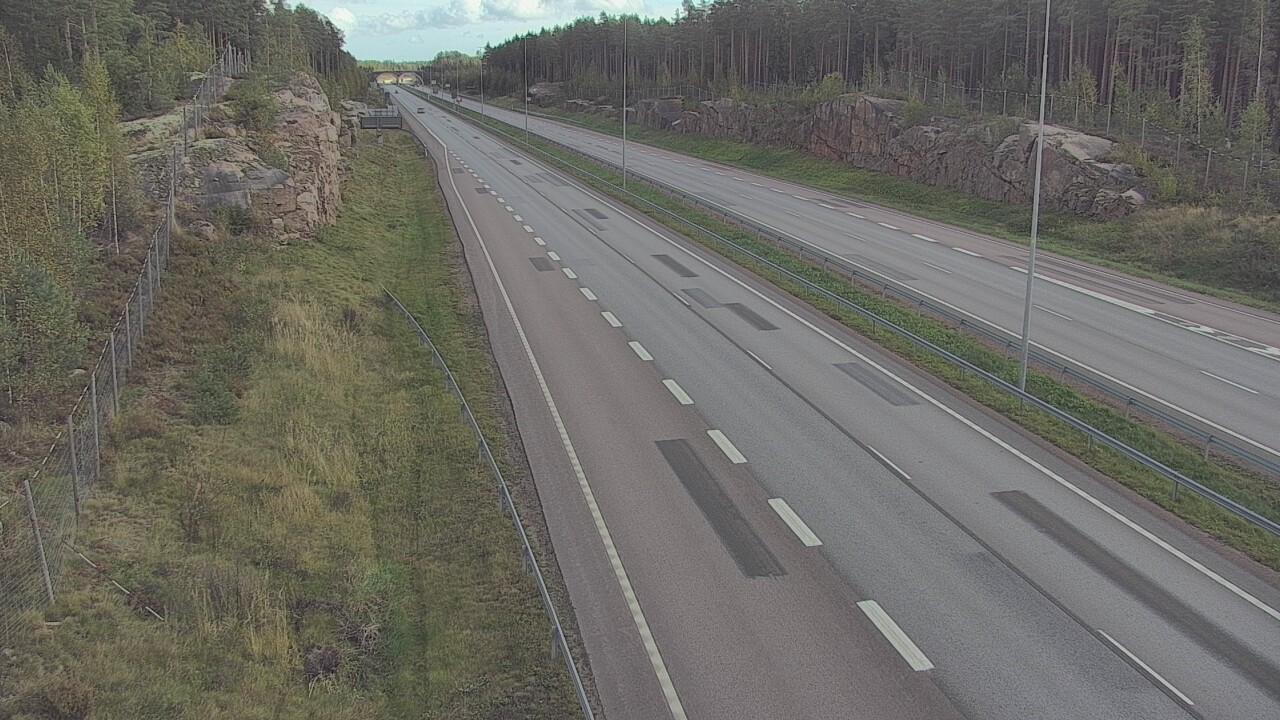 Weather Camera Image Väg 7 Pyttis Markkinamäki, öst, Pyhtää, Kymenlaakso