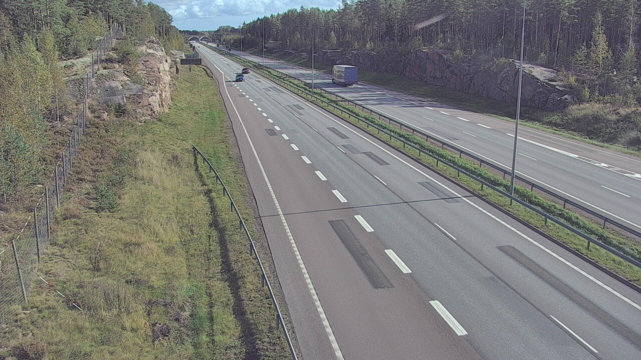 Weather Camera Image Väg 7 Pyttis Markkinamäki, öst, Pyhtää, Kymenlaakso