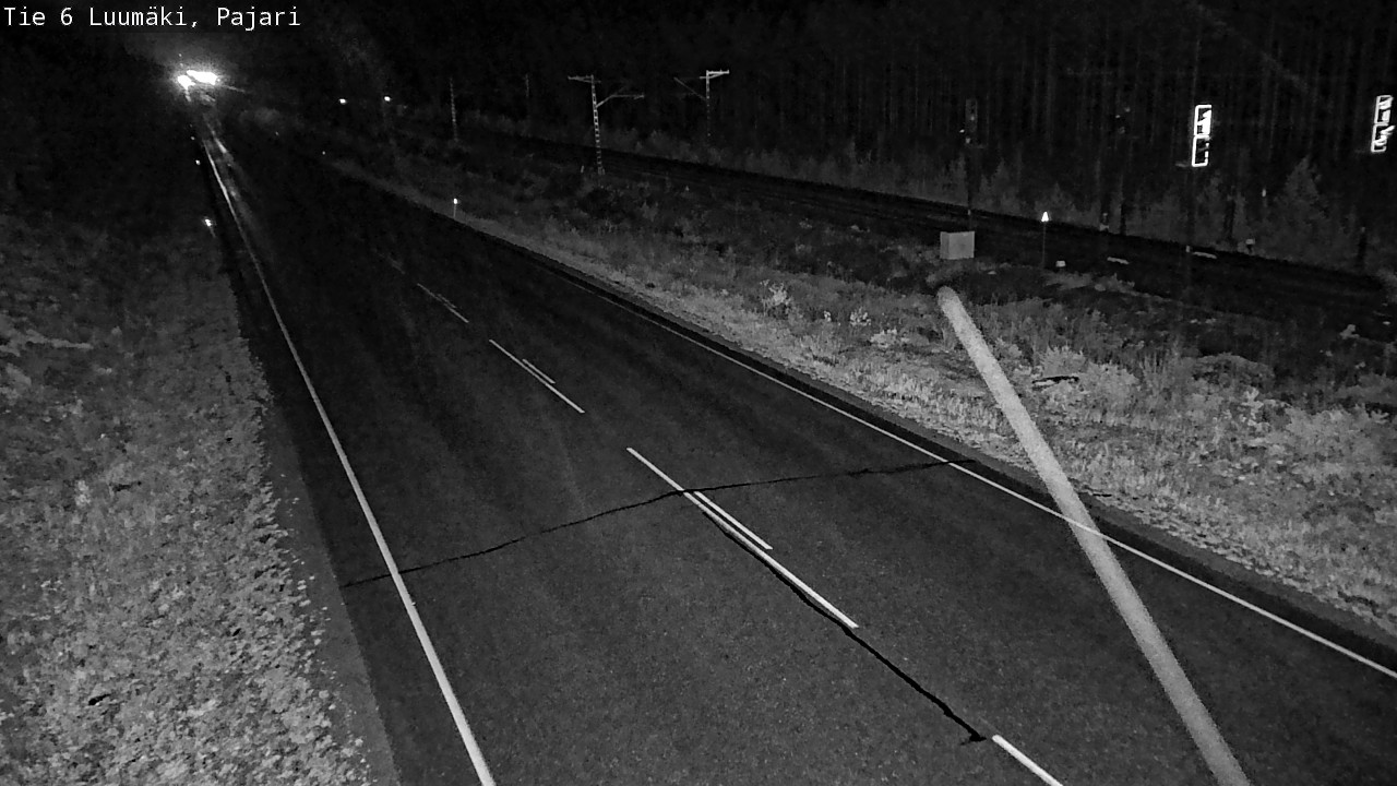 Weather Camera Image Väg 6 Luumäki Pajari, Luumäki, Etelä-Karjala