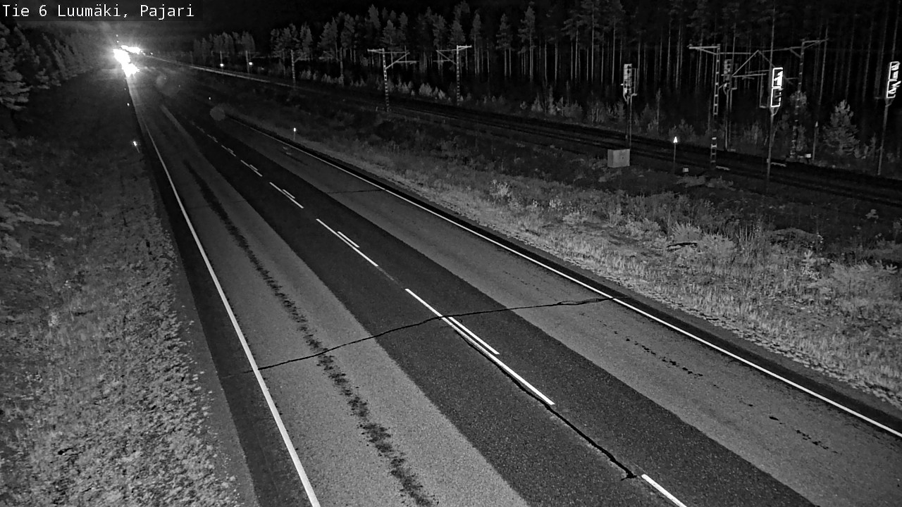 Weather Camera Image Väg 6 Luumäki Pajari, Luumäki, Etelä-Karjala