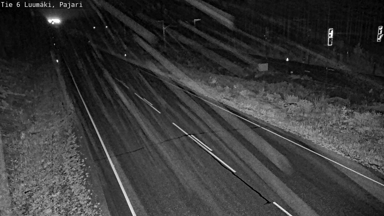Weather Camera Image Väg 6 Luumäki Pajari, Luumäki, Etelä-Karjala