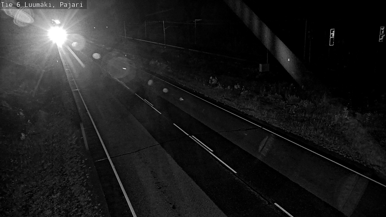 Weather Camera Image Väg 6 Luumäki Pajari, Luumäki, Etelä-Karjala