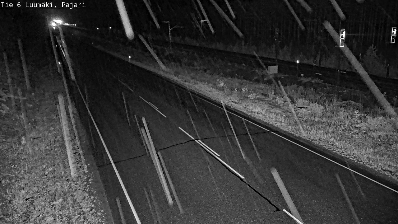 Weather Camera Image Väg 6 Luumäki Pajari, Luumäki, Etelä-Karjala