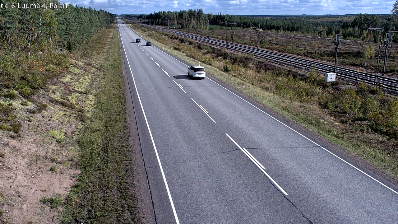 Weather Camera Image Road 6 Luumäki Pajari, Luumäki, Etelä-Karjala