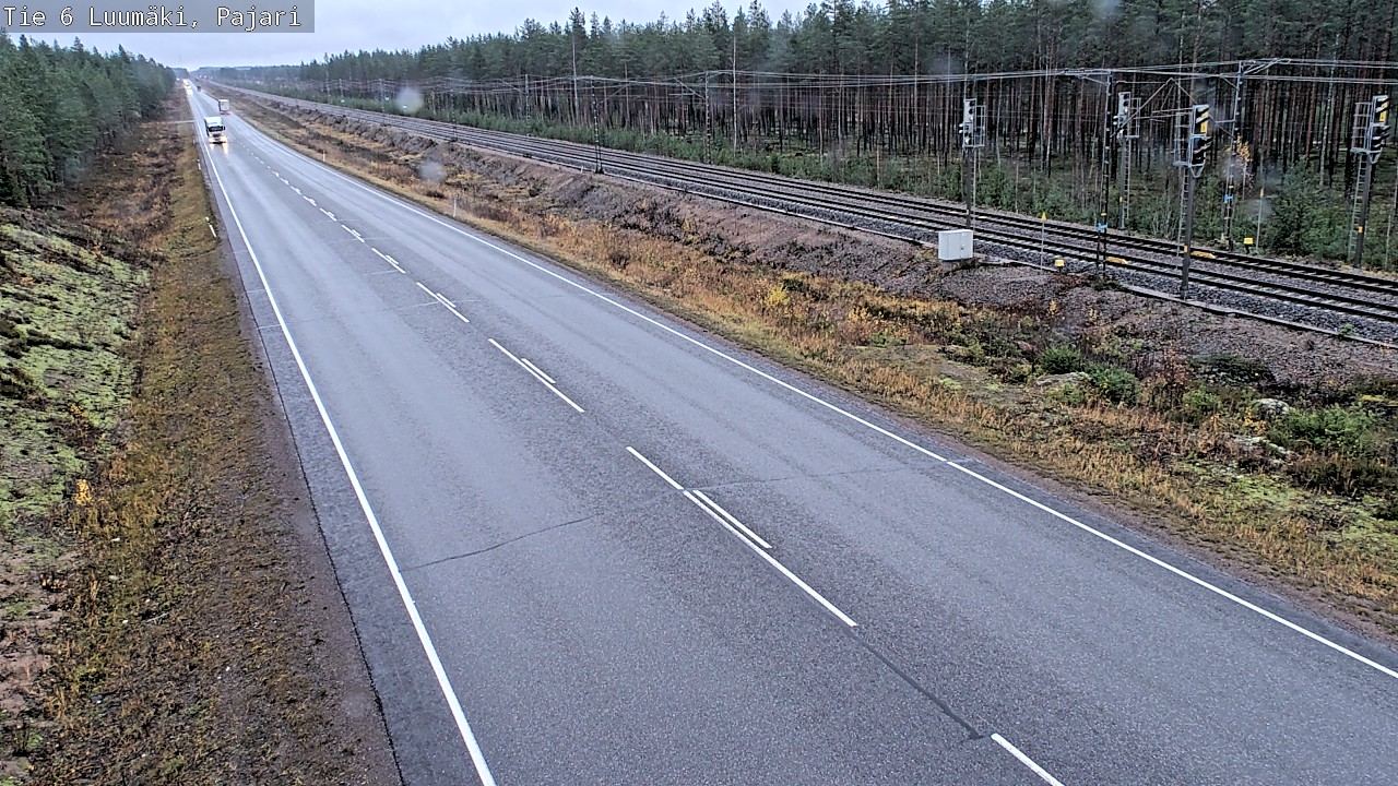 Weather Camera Image Väg 6 Luumäki Pajari, Luumäki, Etelä-Karjala