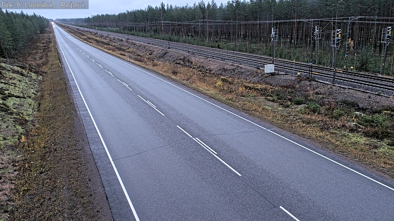 Weather Camera Image Väg 6 Luumäki Pajari, Luumäki, Etelä-Karjala