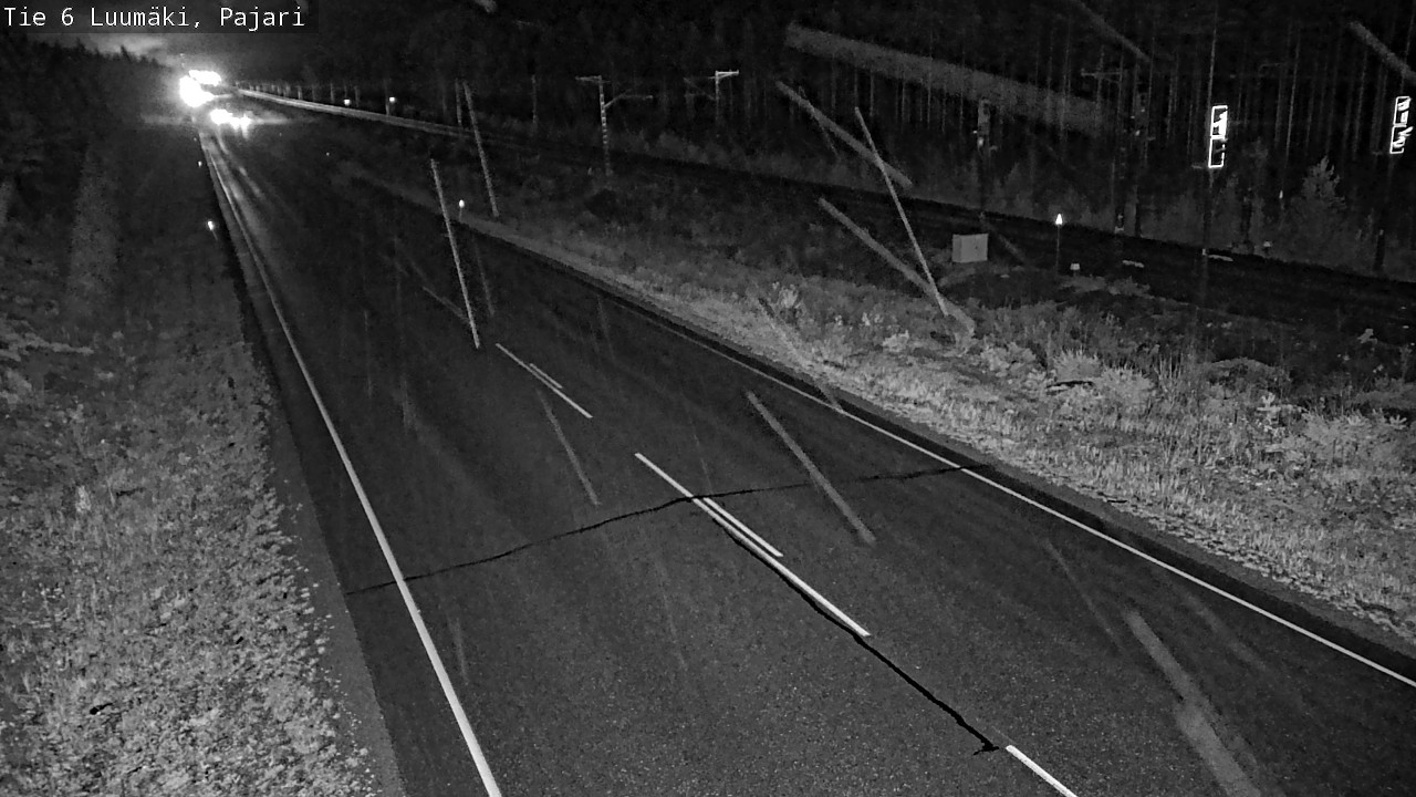 Weather Camera Image Väg 6 Luumäki Pajari, Luumäki, Etelä-Karjala