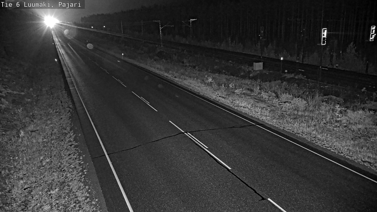 Weather Camera Image Väg 6 Luumäki Pajari, Luumäki, Etelä-Karjala