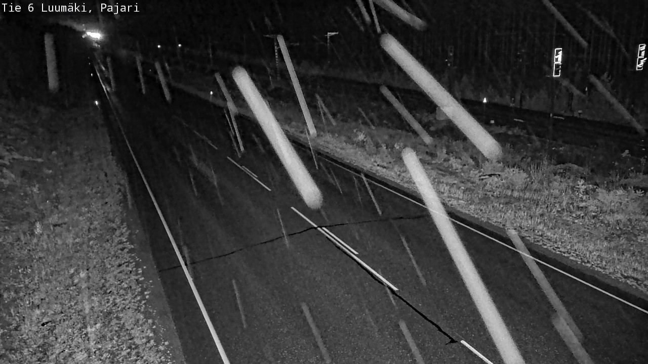 Weather Camera Image Väg 6 Luumäki Pajari, Luumäki, Etelä-Karjala