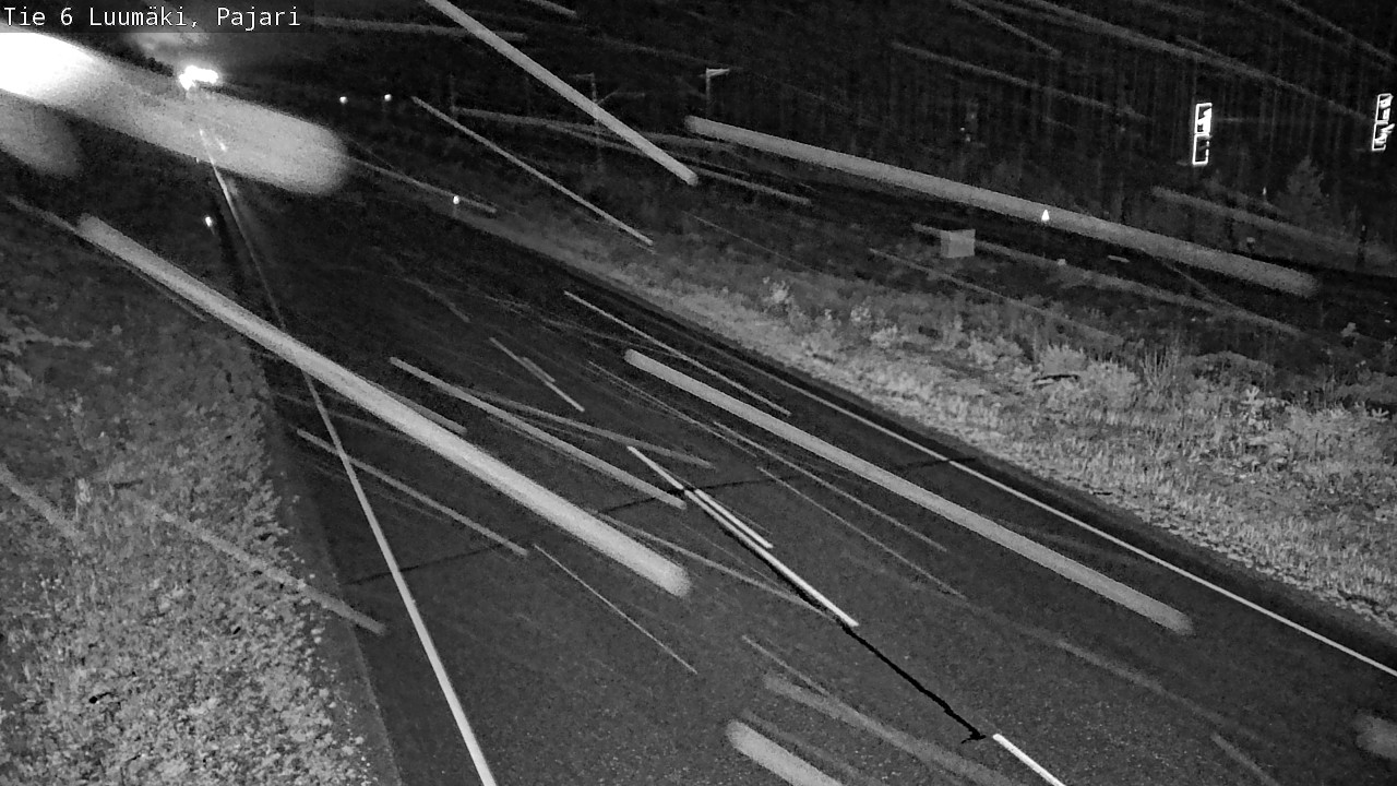 Weather Camera Image Väg 6 Luumäki Pajari, Luumäki, Etelä-Karjala