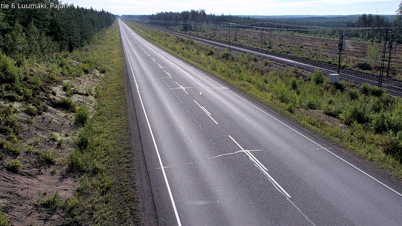 Weather Camera Image Road 6 Luumäki Pajari, Luumäki, Etelä-Karjala