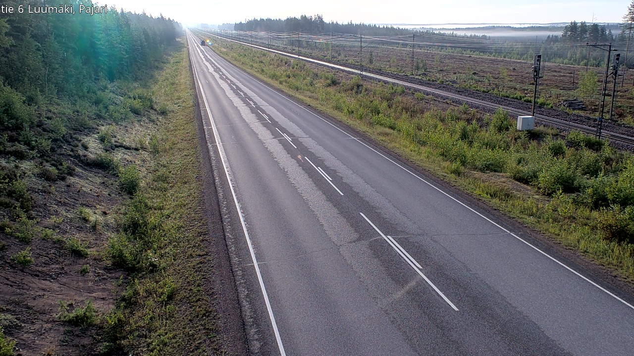 Weather Camera Image Road 6 Luumäki Pajari, Luumäki, Etelä-Karjala