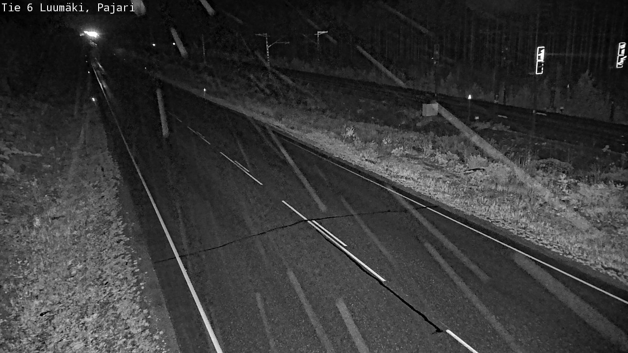Weather Camera Image Väg 6 Luumäki Pajari, Luumäki, Etelä-Karjala