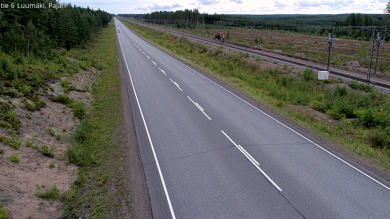 Weather Camera Image Road 6 Luumäki Pajari, Luumäki, Etelä-Karjala
