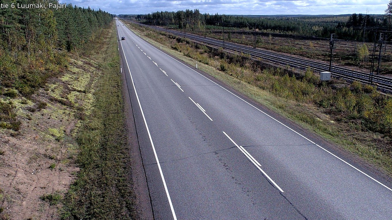Weather Camera Image Road 6 Luumäki Pajari, Luumäki, Etelä-Karjala