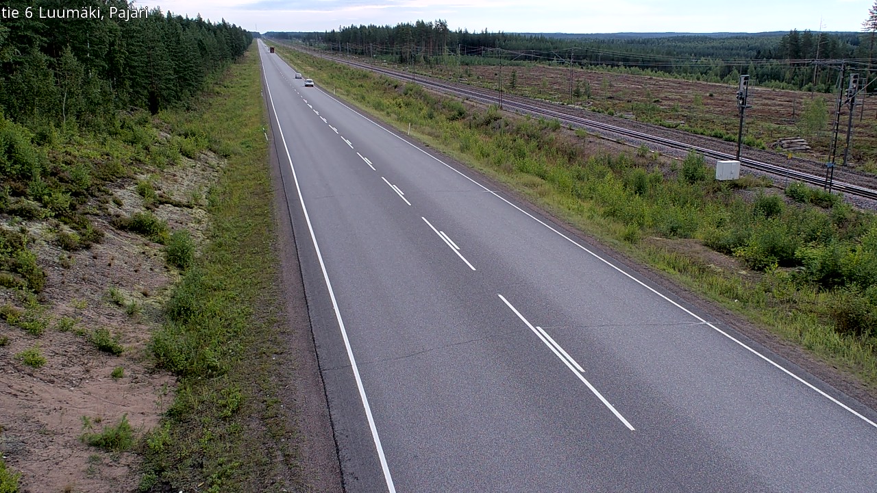 Weather Camera Image Road 6 Luumäki Pajari, Luumäki, Etelä-Karjala