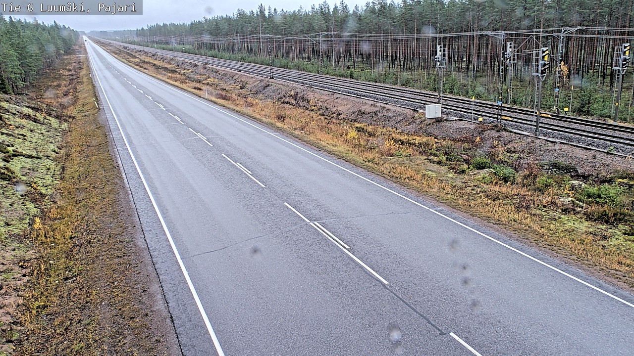 Weather Camera Image Väg 6 Luumäki Pajari, Luumäki, Etelä-Karjala