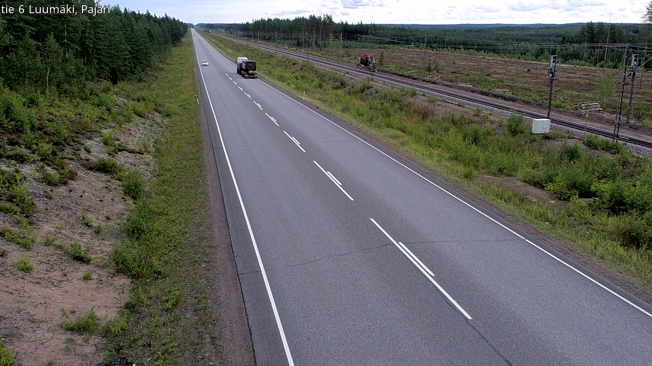 Weather Camera Image Road 6 Luumäki Pajari, Luumäki, Etelä-Karjala