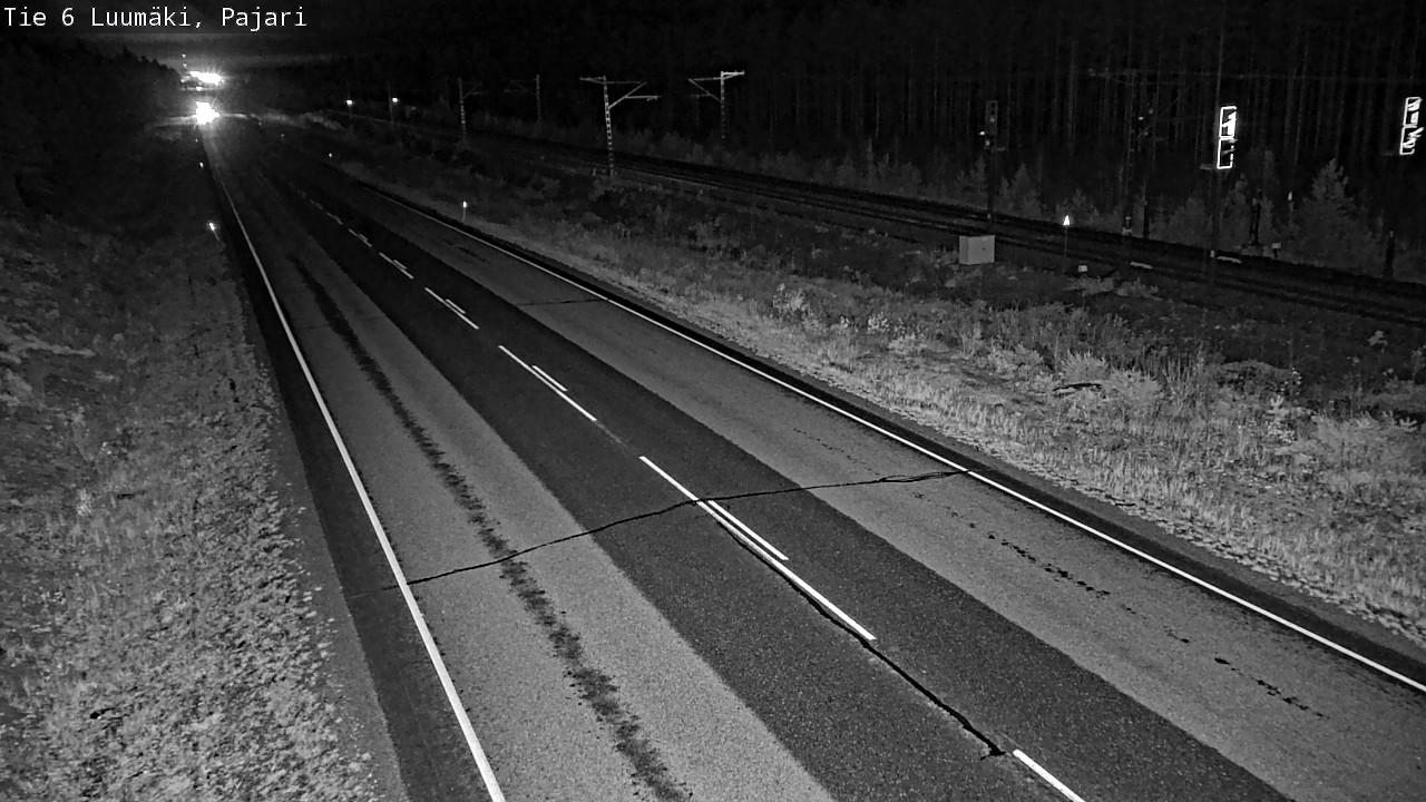 Weather Camera Image Väg 6 Luumäki Pajari, Luumäki, Etelä-Karjala