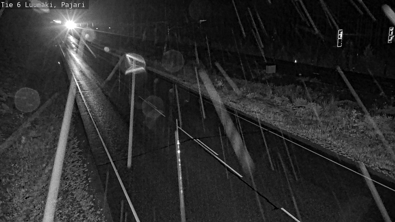 Weather Camera Image Väg 6 Luumäki Pajari, Luumäki, Etelä-Karjala