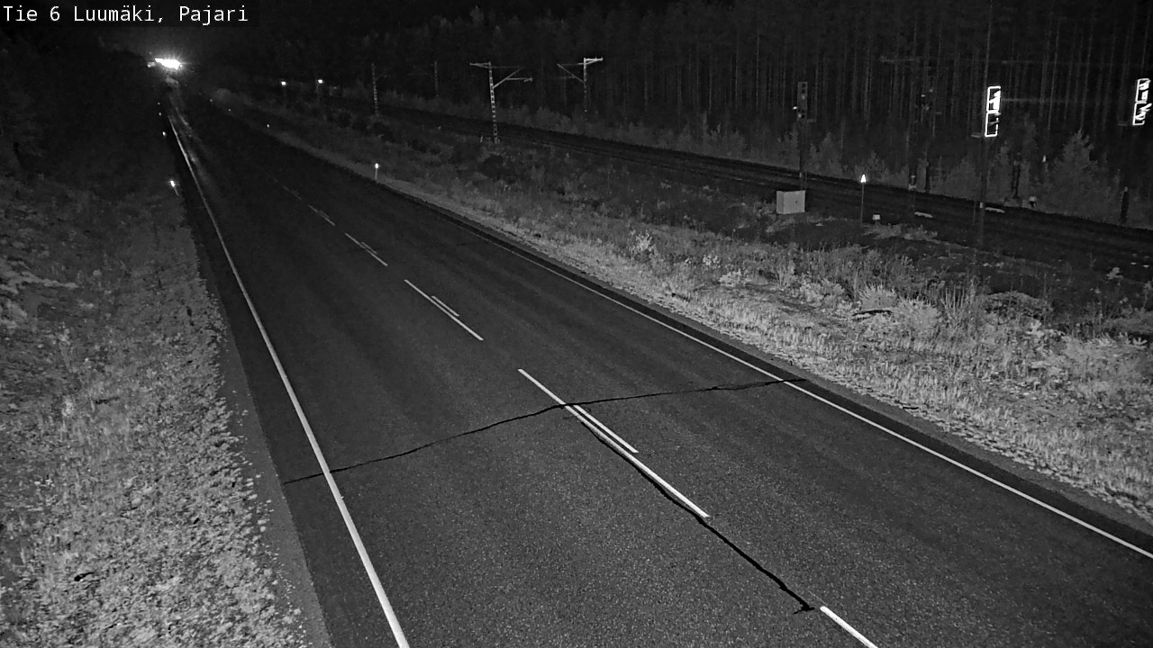 Weather Camera Image Väg 6 Luumäki Pajari, Luumäki, Etelä-Karjala