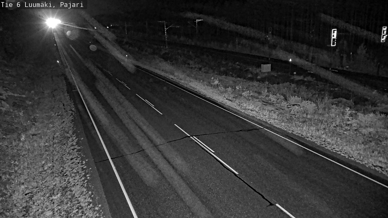 Weather Camera Image Väg 6 Luumäki Pajari, Luumäki, Etelä-Karjala