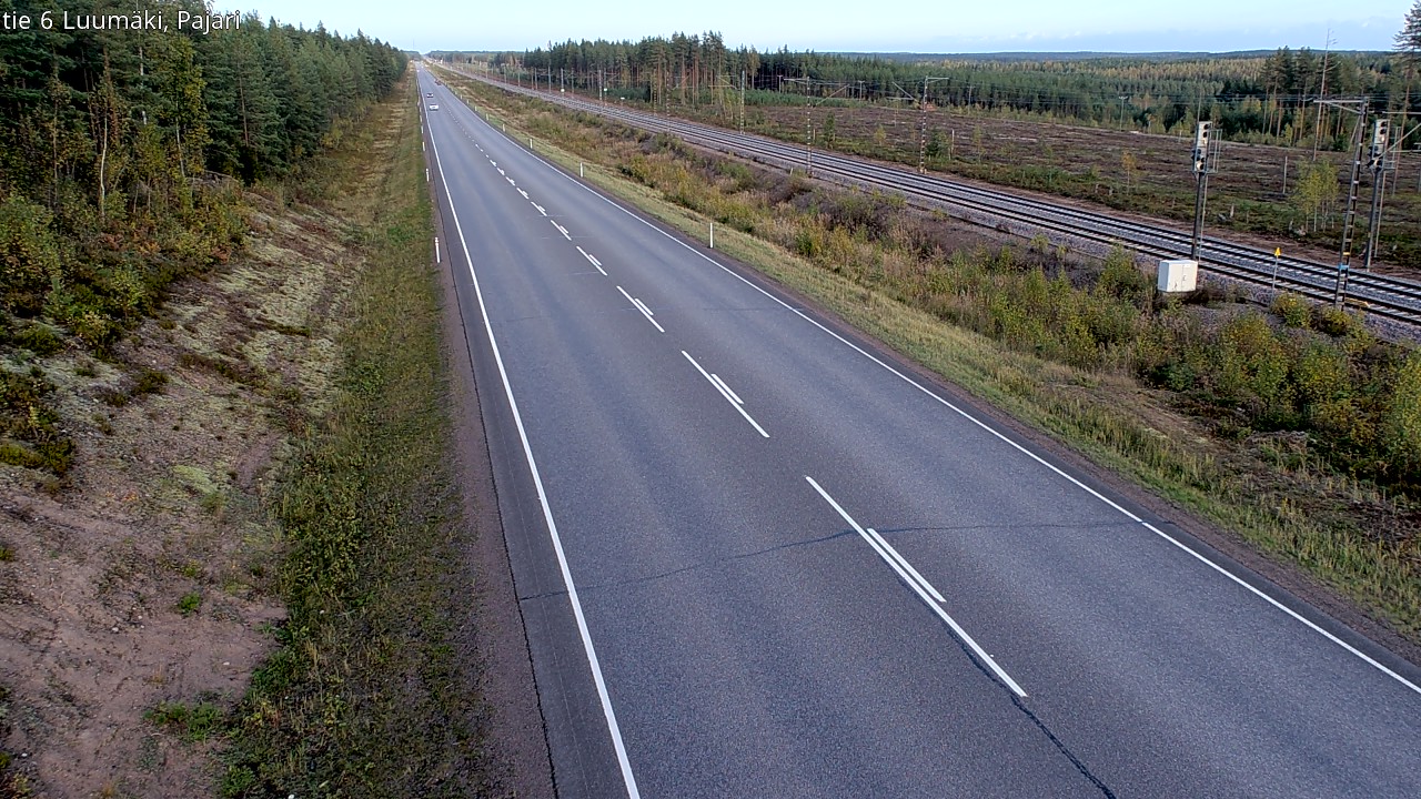 Weather Camera Image Road 6 Luumäki Pajari, Luumäki, Etelä-Karjala