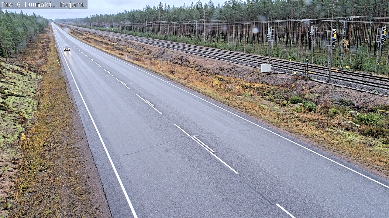 Weather Camera Image Väg 6 Luumäki Pajari, Luumäki, Etelä-Karjala