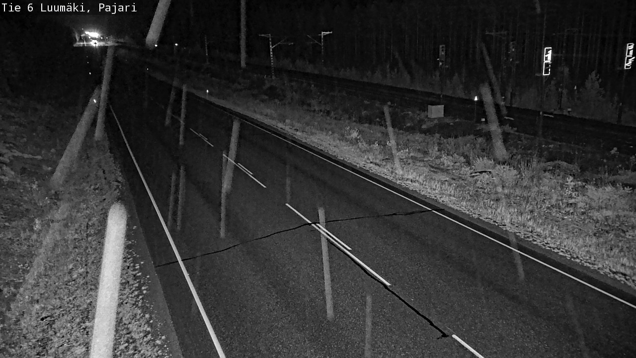 Weather Camera Image Väg 6 Luumäki Pajari, Luumäki, Etelä-Karjala