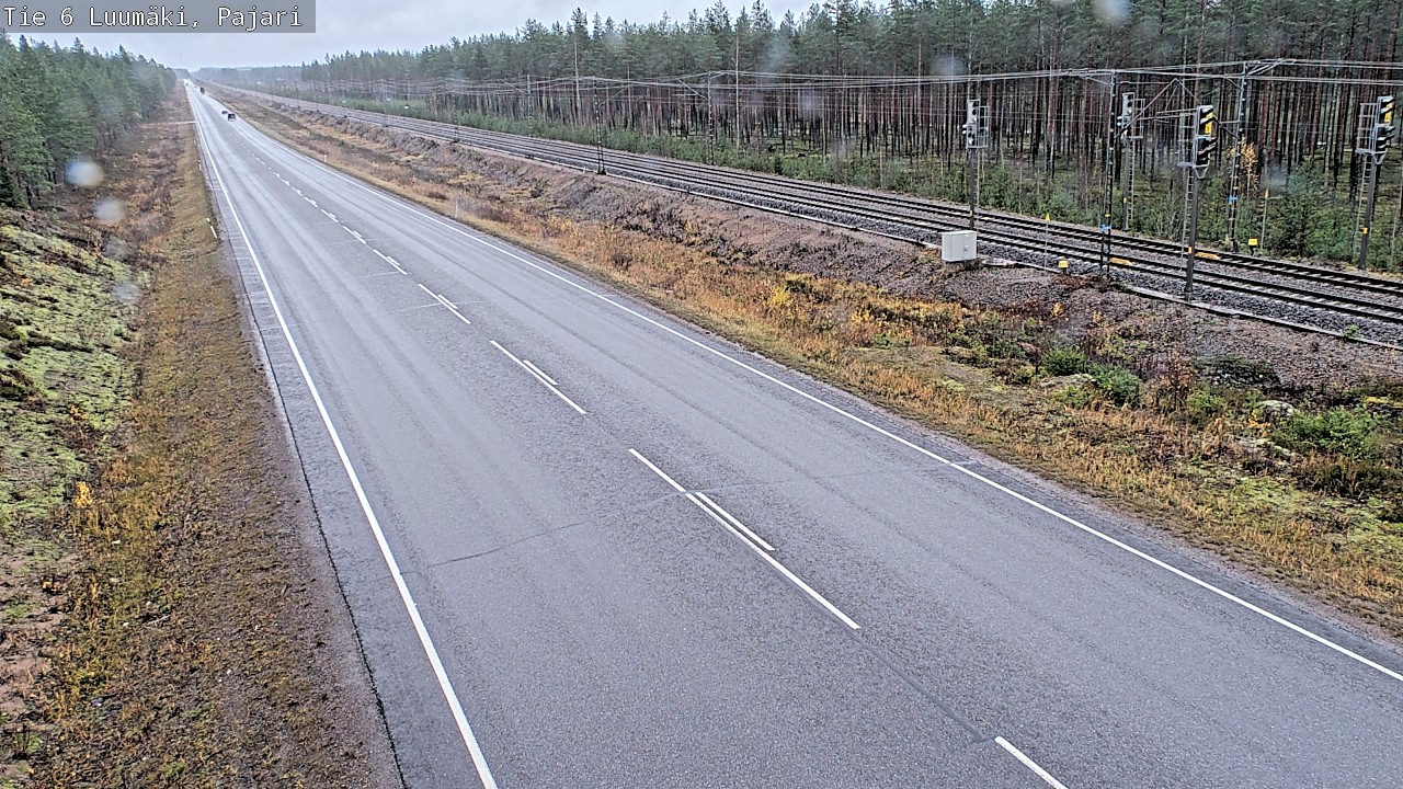 Weather Camera Image Väg 6 Luumäki Pajari, Luumäki, Etelä-Karjala
