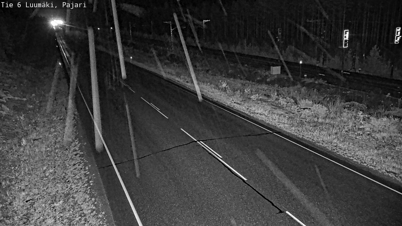 Weather Camera Image Väg 6 Luumäki Pajari, Luumäki, Etelä-Karjala