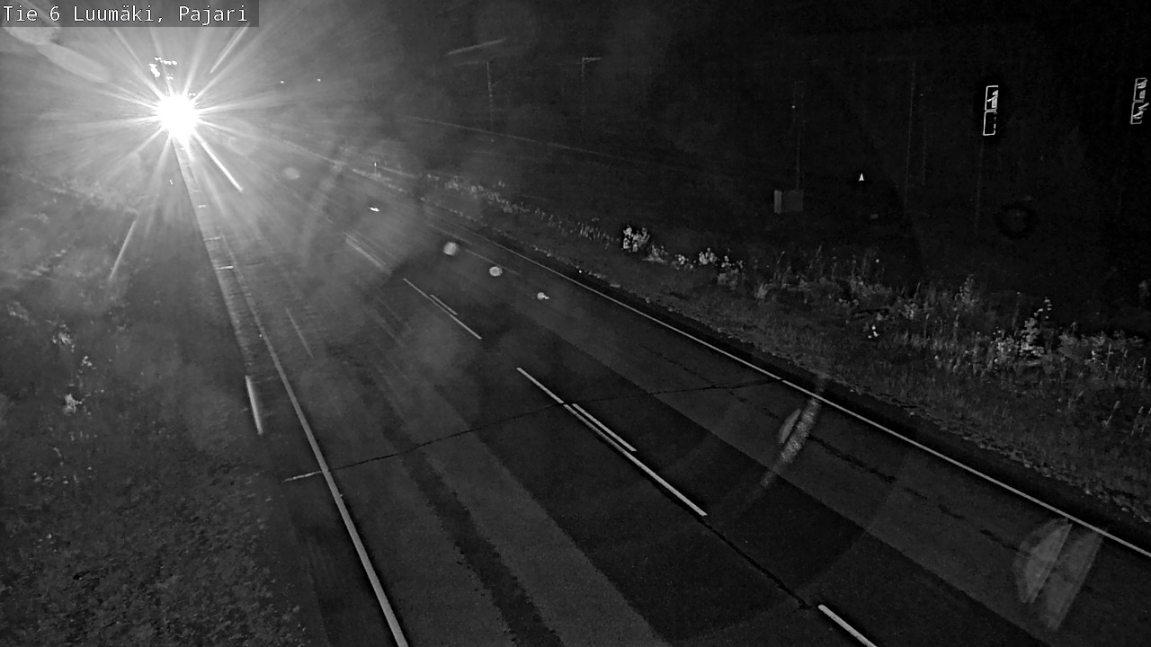 Weather Camera Image Väg 6 Luumäki Pajari, Luumäki, Etelä-Karjala