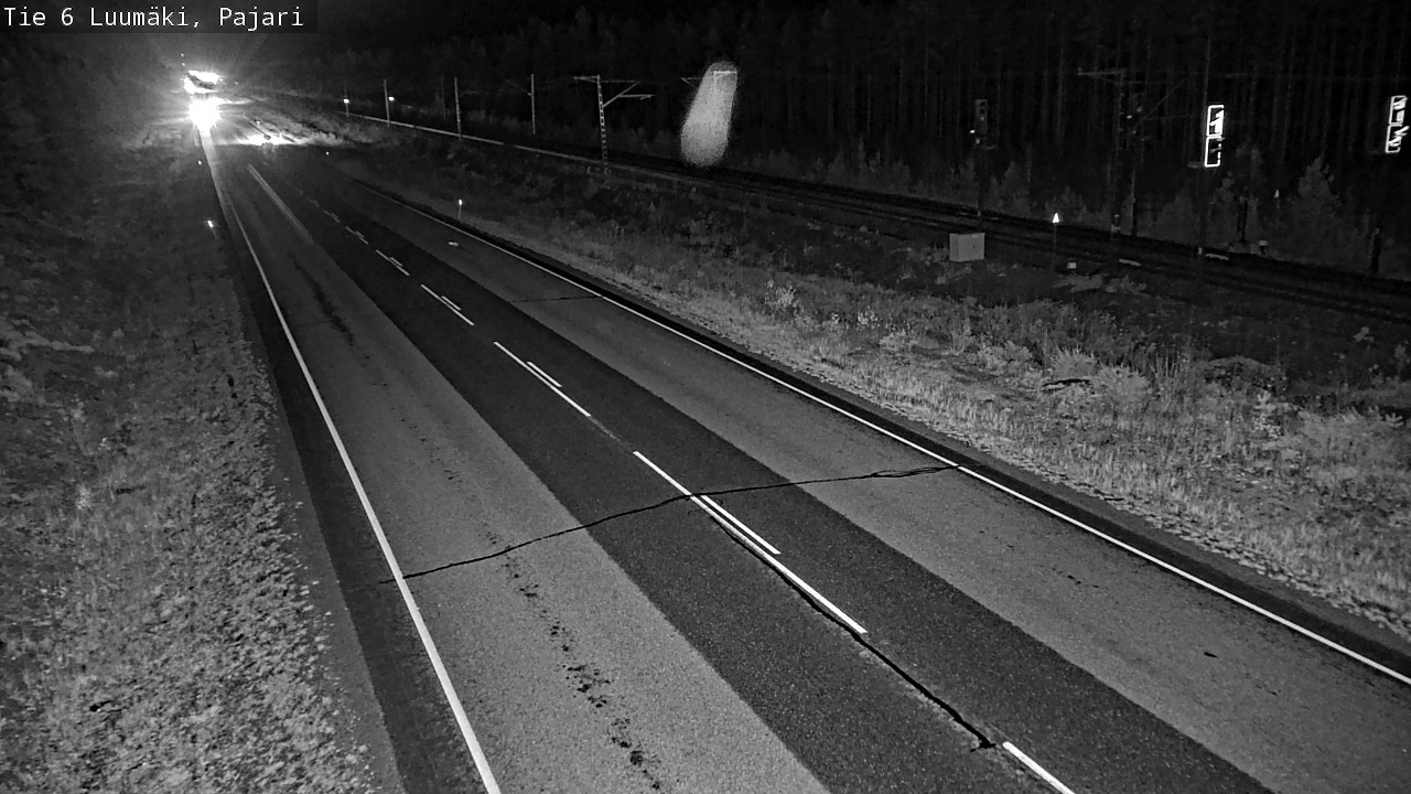 Weather Camera Image Väg 6 Luumäki Pajari, Luumäki, Etelä-Karjala