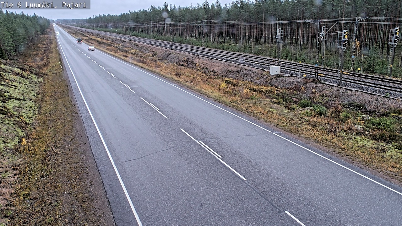 Weather Camera Image Väg 6 Luumäki Pajari, Luumäki, Etelä-Karjala