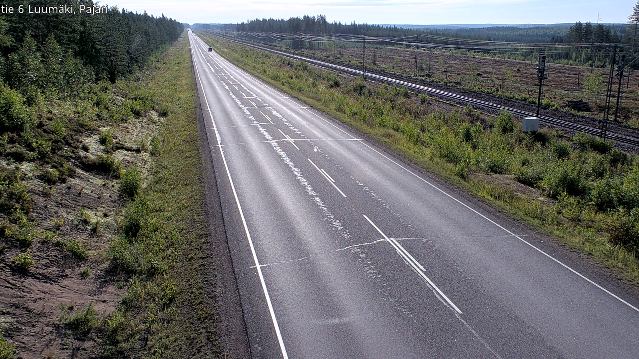 Weather Camera Image Road 6 Luumäki Pajari, Luumäki, Etelä-Karjala