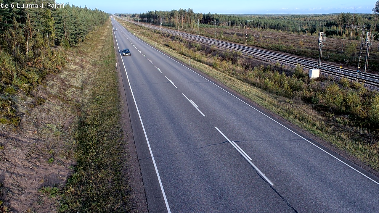 Weather Camera Image Road 6 Luumäki Pajari, Luumäki, Etelä-Karjala