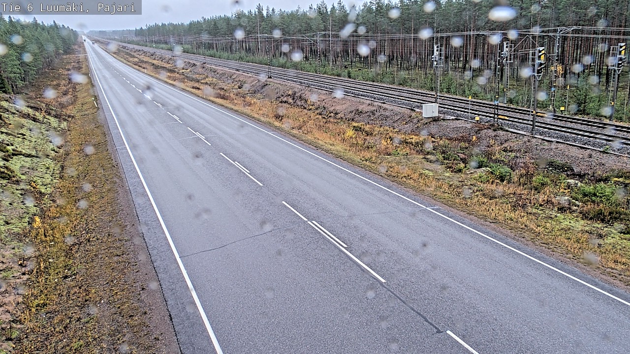 Weather Camera Image Väg 6 Luumäki Pajari, Luumäki, Etelä-Karjala