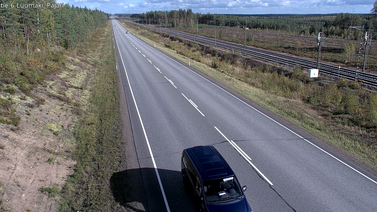 Weather Camera Image Road 6 Luumäki Pajari, Luumäki, Etelä-Karjala