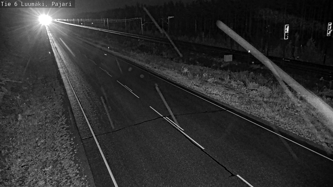 Weather Camera Image Väg 6 Luumäki Pajari, Luumäki, Etelä-Karjala