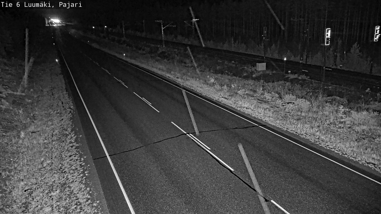 Weather Camera Image Väg 6 Luumäki Pajari, Luumäki, Etelä-Karjala