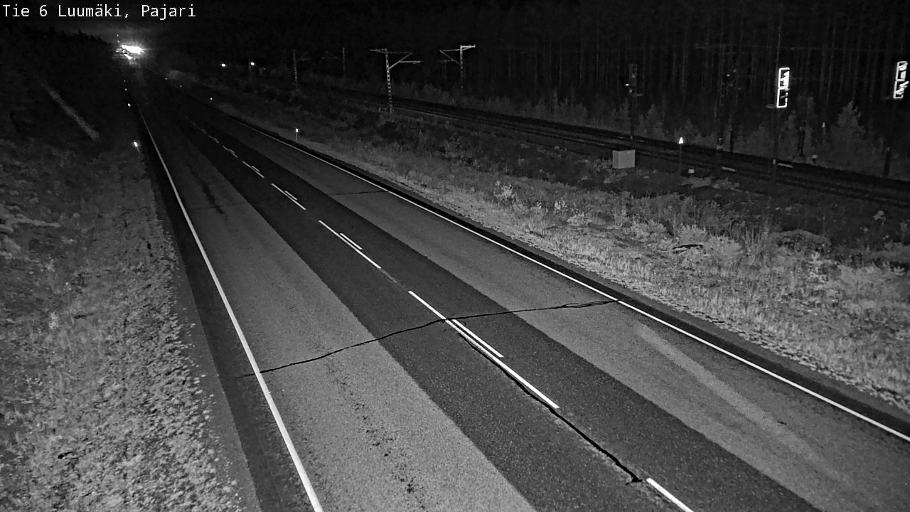 Weather Camera Image Väg 6 Luumäki Pajari, Luumäki, Etelä-Karjala