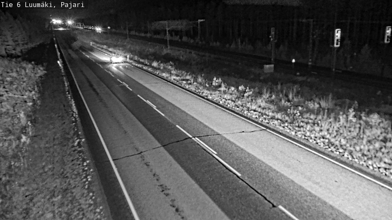 Weather Camera Image Väg 6 Luumäki Pajari, Luumäki, Etelä-Karjala