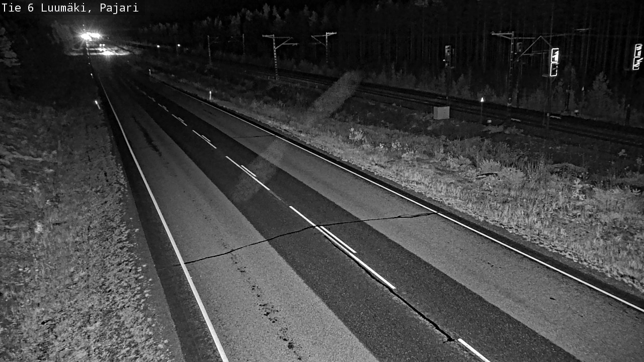 Weather Camera Image Väg 6 Luumäki Pajari, Luumäki, Etelä-Karjala